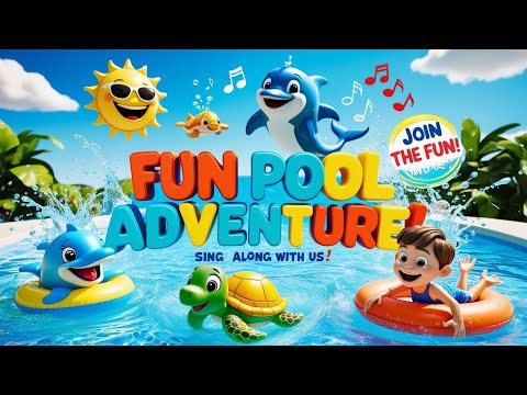 Swimming Song for Kids | Fun Pool Adventure 🌊 | Nursery Rhymes & Learning Songs