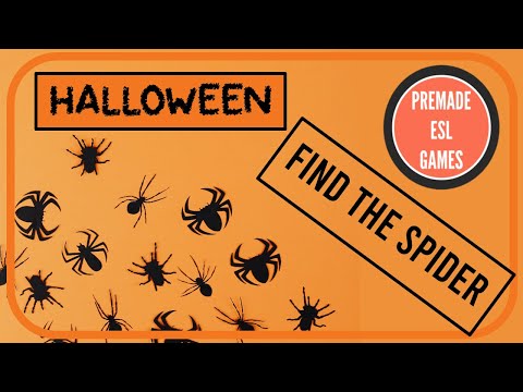 ESL Halloween Game | Find The Halloween Object | ESL Classroom Searching Game