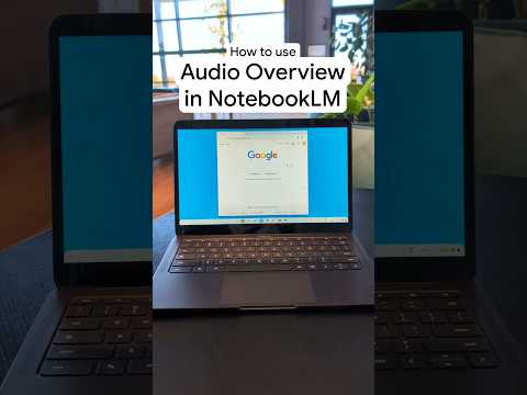 Use NotebookLM to generate audio discussions #Google #Gemini #NotebookLM