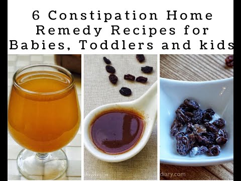 Constipation Home Remedy Recipes for Babies, Toddlers & kids | Home Remedies for Constipation in 6M+