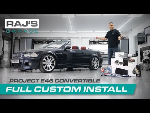 BMW E46 M3 Convertible gets a Full Focal Custom Car Audio System | Car Audio Security