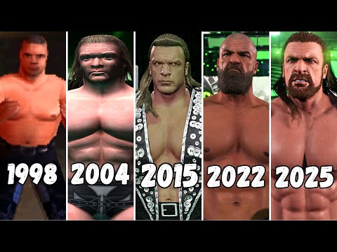 Entrance Evolution of Triple H 1998-2025  (WWE X WWF Games)