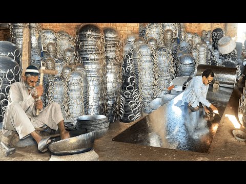 How to Build Handmade Fry Pans | The Manufacturing Process of iron Fry Pans