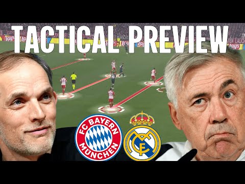 TACTICAL PREVIEW: BAYERN VS REAL MADRID | TUCHEL VS ANCELOTTI CHAMPIONS LEAGUE