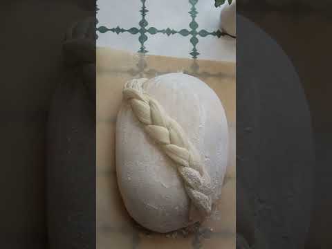 My Braided Sourdough Loaf #sourdoughbread #sourdough #sourdoughbaking #sourdoughscoring