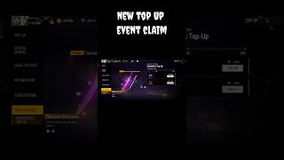 🥰new top up event claim free fire🥰fa2 gaming YT🥰#topupeventfreefire #shorts #comedy 🥰