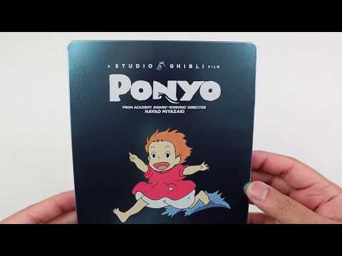 Ponyo - Limited Edition Steelbook Bluray Unboxing (Shout! Factory Release)