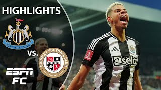 DOMINATION 😤 Newcastle vs. Bromley | FA Cup Highlights | ESPN FC