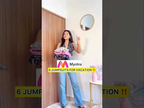 Myntra jumpsuits #haul #Myntra #myntrafinds #myntrahaul #jumpsuit #youtubeshorts #fyi