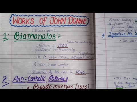 Part-2 John Donne | Biography and Works | Master Cadre English #ugcnet #mastercadre