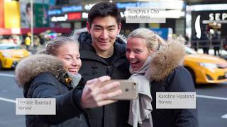 Berkeley College International Students in Times Square