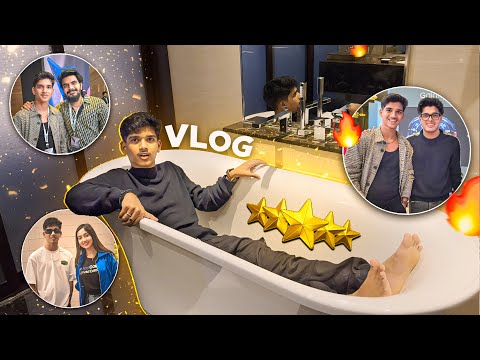 I Met 😍Prasad Anna & 👑Jonathan Gaming (@Prasadtechintelugu) 5 Star⭐Hotel | Samsung Event Telugu Vlog