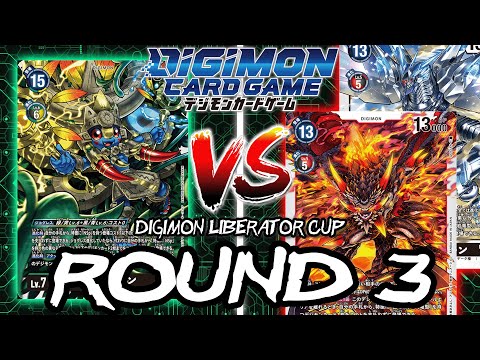 Nature Spirits VS Dragon Linkz!! | Digimon Card Game: EX7 Digimon Liberator Cup (ROUND 3)