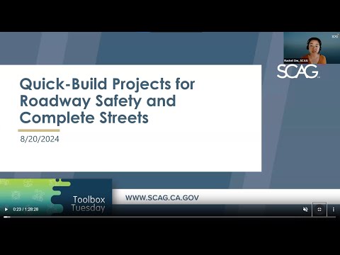 Quick-Build Projects for Roadway Safety and Complete Streets