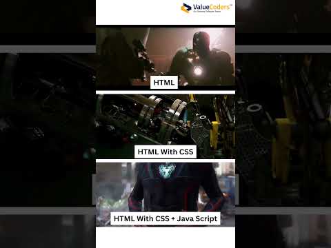 HTML vs. HTML + CSS vs. HTML + CSS + Java: What's the Difference - ValueCoders