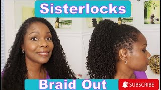 HOW TO: EASY + QUICK STYLES WITH SISTERLOCKS 🔥 BRAID OUT