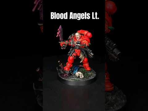 #BloodAngels Lieutenant w/ Combi-weapon - #warhammer40k #warhammer #paintingwarhammer