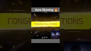 Winged Aura Skywing Spin | New Faded Wheel Spin | One Spin Trick For Aura Skydive ff #ffshorts #aura