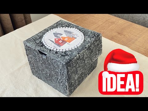 You Should See What I Made With Cardboard and Napkin! Amazing Idea!