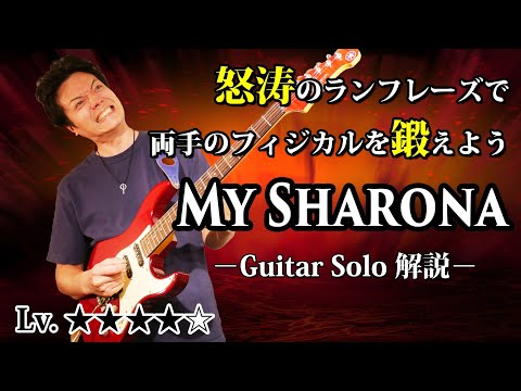 【TAB】"My Sharona" Tha Knack ギターソロ解説 高速ランフレーズで両手を鍛えよう