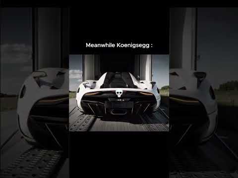 Bugatti V/S Koenigsegg ☠💀 #shorts #edit #meme