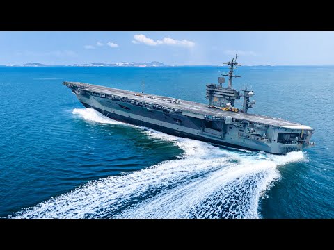 EXTREME DRIFTING: High-Speed Maneuvers of US Largest Aircraft Carriers at Sea