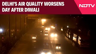 Delhi Pollution News | Delhi's Air Quality Worsens Day After Diwali As People Defy Firecracker Ban