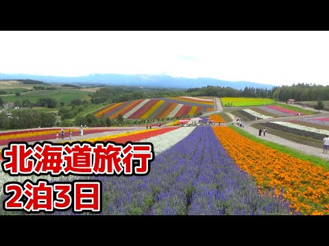 [vlog] 北海道を2泊3日で旅行。札幌・富良野・美瑛・小樽など [ワーケーション]