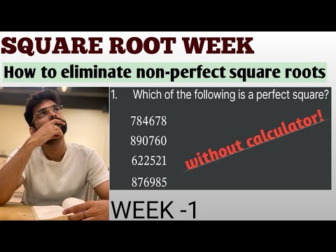 Square Root Tricks: Spot Perfect Squares Without a Calculator!