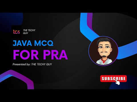 TCS PRA MCQ QUESTION | JAVA MCQ QUESTION FOR PRA