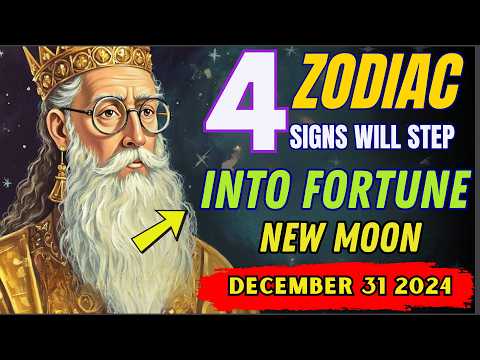 Nostradamus predicted 4 Zodiac Signs will receive billions from the New Moon on December 31, 2024