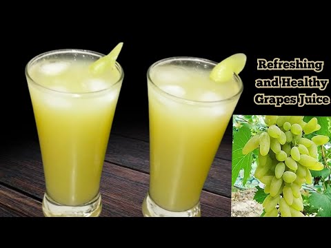 Grape Juice Recipe | How to make Grape Juice at home | Summer Drink Recipes | Weight Loss