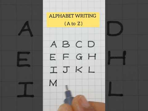 Abcd, alphabet writing A to Z #alphabet  #abcd  #shorts #shortsfeed #shouts  whatsapp status video