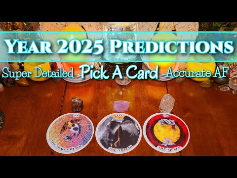 🔥 Your Entire Year 2025 Month By Month Detailed Predictions ❤️💸🔮 #pickacard #2025predictions #2025