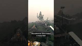 Murudeshwar temple in heavy Rain #Shorts #feedshorts #murudeshwar #shiva #lordshiva #yt #shivatemple