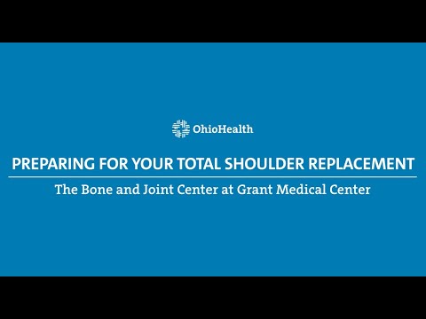 Preparing for your Total Shoulder Replacement