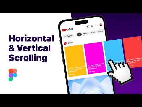 Horizontal and Vertical Scroll in Figma | Figma Tutorial