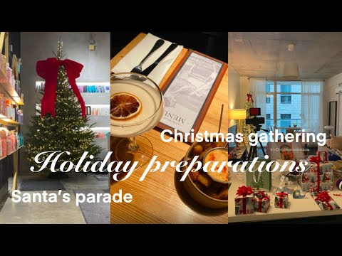 VLOG 78: Christmas parade, Secret Santa, Christmas eve preparations + GRWM