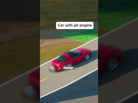 Car with jet engine