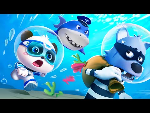 Police Shark Needs Help | Super Rescue Team | Cartoons for Kids | BabyBus TV