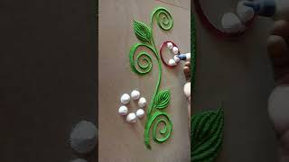 Relaxing rangoli#flower rangoli#