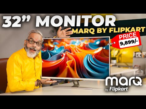 Rs 9,899/- 🔥 32 inch Best Budget Monitor 🔥 MarQ by Flipkart 32 inch Monitor