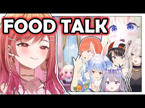 Ririka Having A Food Talk With Her Senpais 【Hololive】