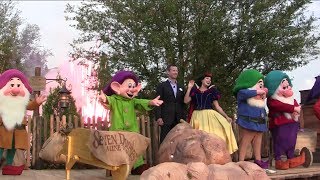 Seven Dwarfs Mine Train dedication ceremony at Walt Disney World