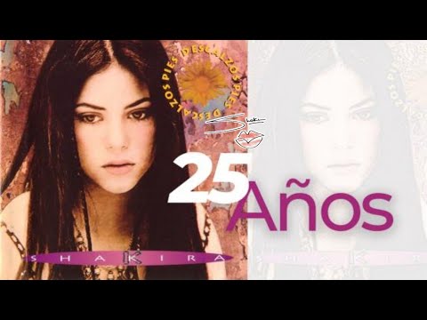 Shakira - El Álbum Pies Descalzos Cumple 25 Años Hoy!