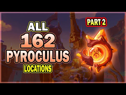 All 162 Pyroculus Locations - Part 2: 54 Pyroculus - Natlan Oculus Guide | Genshin Impact