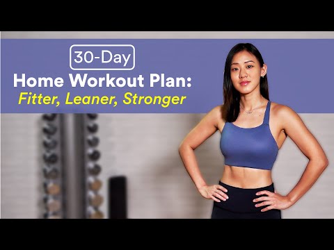 30-Day Home Workout Plan: Fitter, Stronger, Leaner | Joanna Soh