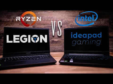 AMD Ryzen 4600H vs Intel 10th Gen i7 10750H | Lenovo Legion 5 VS Lenovo IdeaPad Gaming