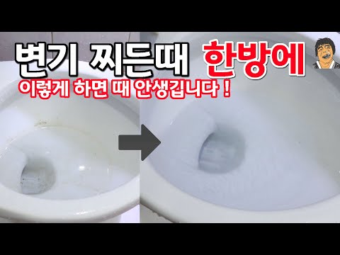 [변기청소]청소업체 제일 먼저 변기에 이것 뿌리고 시작합니다 #변기청소 #청소박사