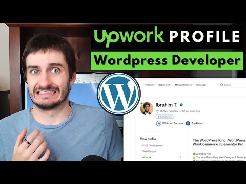 Upwork profile review - Ibrahim (Wordpress Developer)